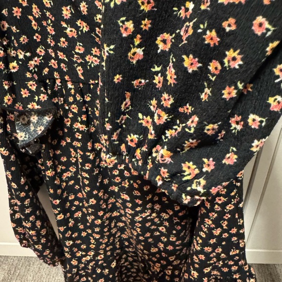 Zara Black Floral Kids Dress - Picture 6 of 6